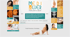 Desktop Screenshot of medimujer.com